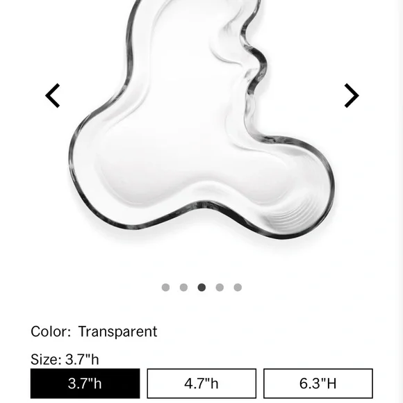 Alvar Aalto Littala Wavy Glass Vase from MOMA Museum of Modern Art NYC. 🪻🪻🪻 - Picture 8 of 9